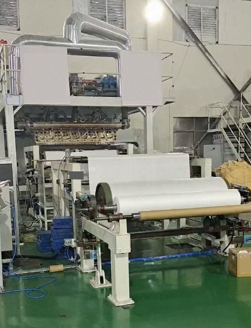 NovaStar, Melt Blow Machine Production Line, 1600mm Width, 90mm Extruder, 75 kW Roots Blower
