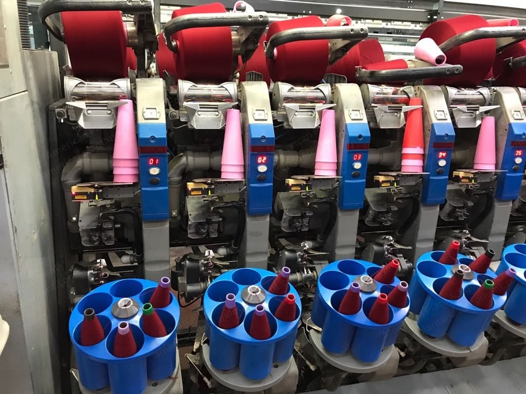 Savio, Orion-M, 2005, 64 Heads, Magazine Type, Loepfe Yarn Master