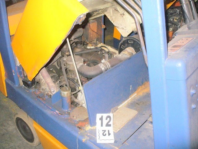 Toyota, 42-3FGCU, LP Forklift, 7000 lbs Capacity, Roll Clamp, 169 inch Lift Height