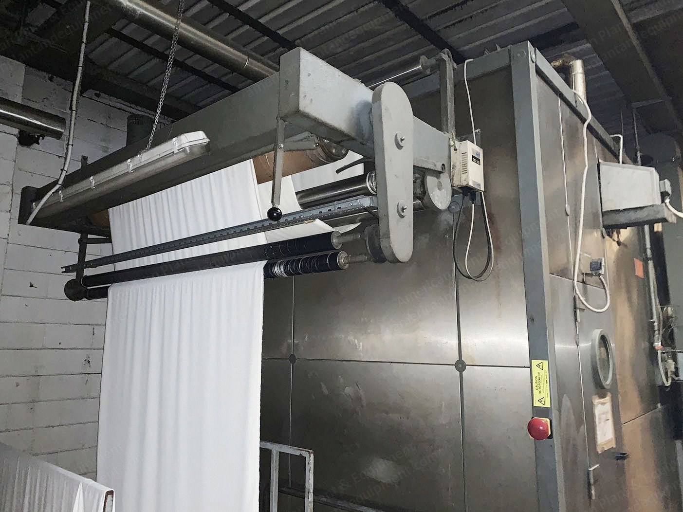 Arioli, Bag Dryer, 1991, Roller Width 2100mm, Capacity 250m, Thermic Oil and Steam Heated