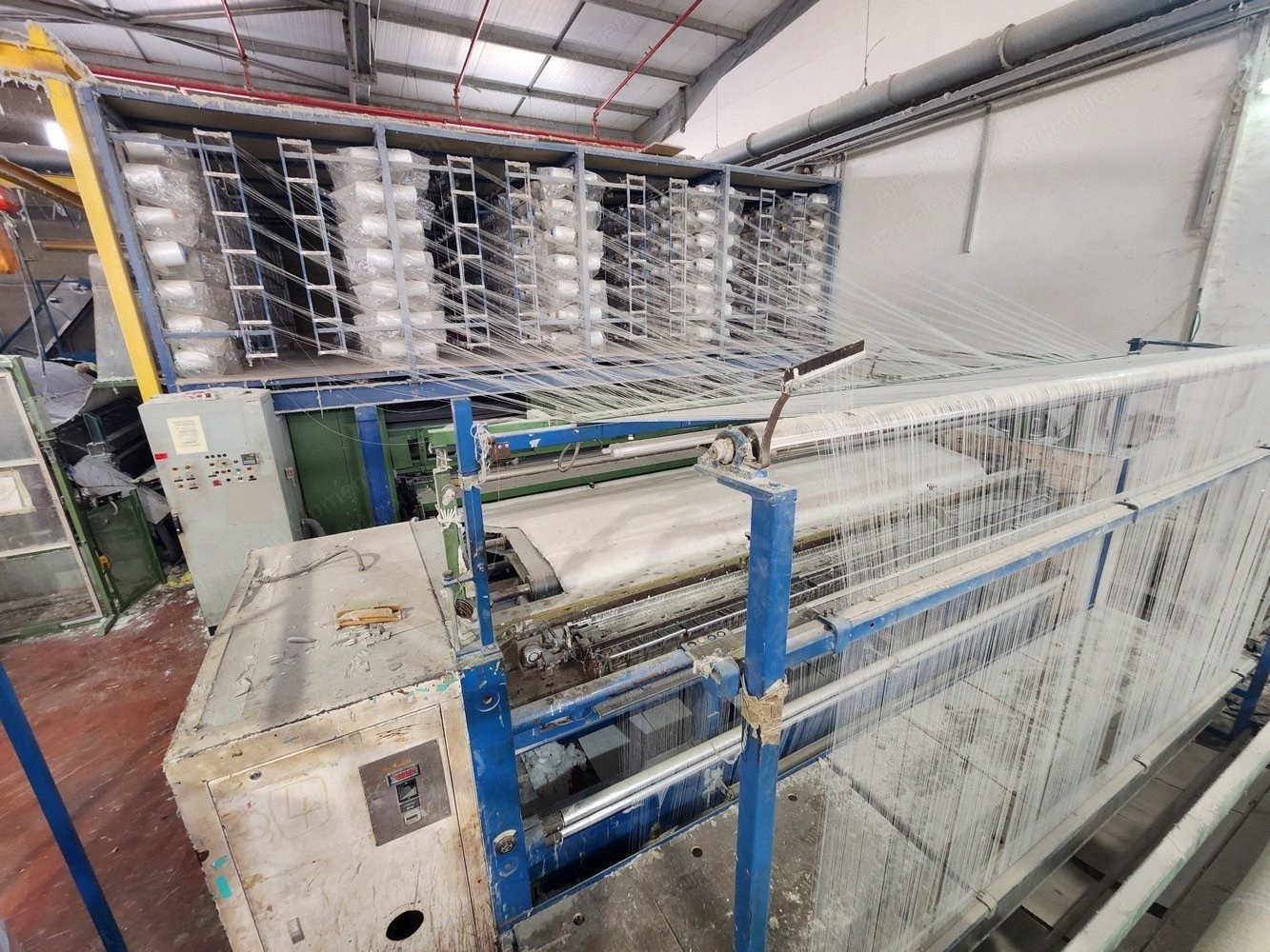 Malimo, Maliwatt, 1988, Stitch-Bonding Machine, Working Width 2400mm, Gauge 7, with Creel and Winder