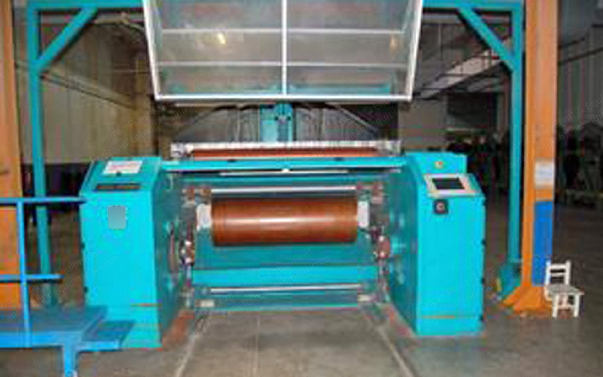 Karl Mayer, ZM-SP 1600/1250 DNC, 2005, 1600mm Working Width, 1250mm Max Flange Diameter, with 480-Position V-Creel