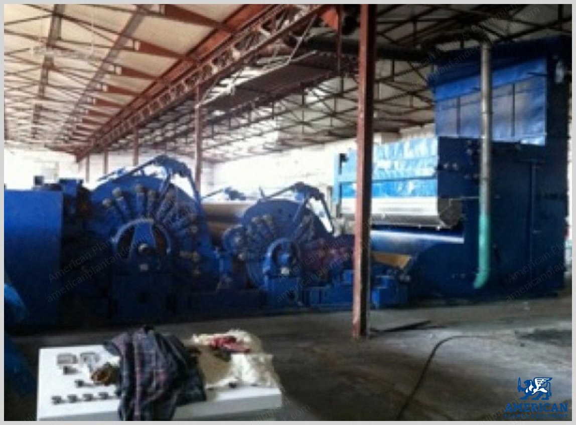 Thermobonding and Spray-Bonding Line, 3200mm Working Width, 1990, 350 kg/hr Capacity