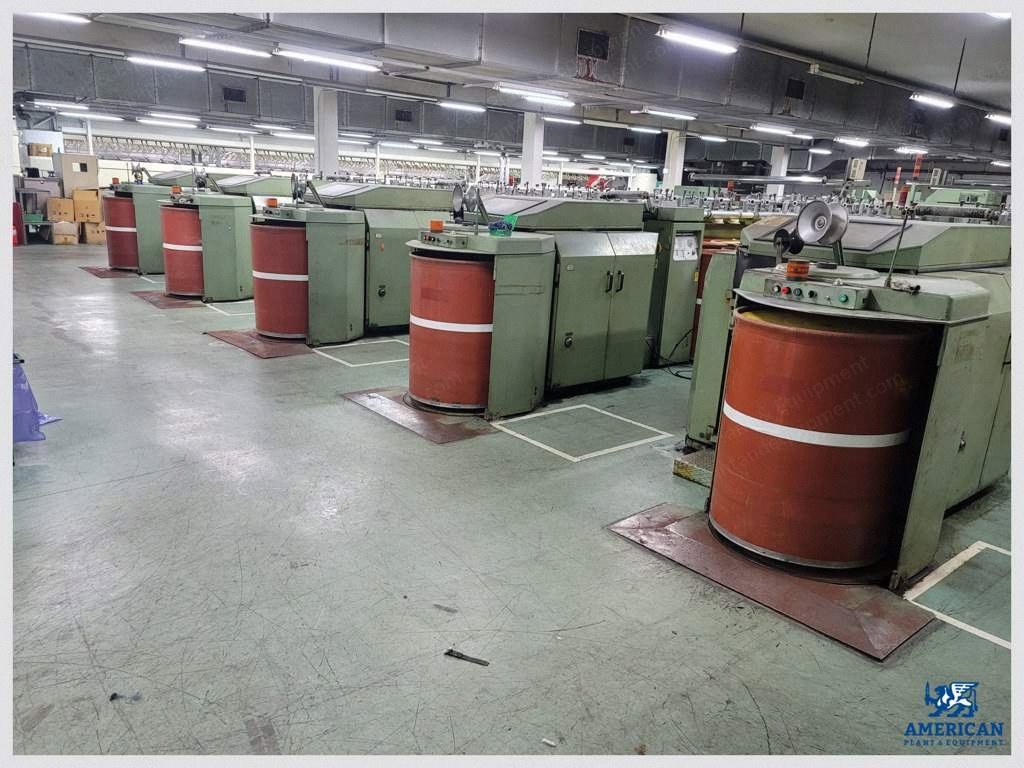 Complete Wool Spinning Plant, 7072 Spindles, 1980 to 2010