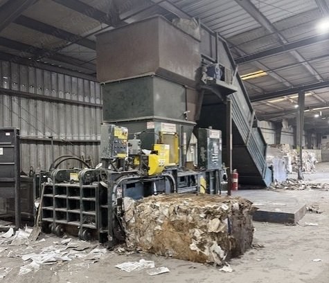 International Baler, TR9-75, Two Ram Baler, 75 HP, 45x58" Infeed, 9" Main Cylinder