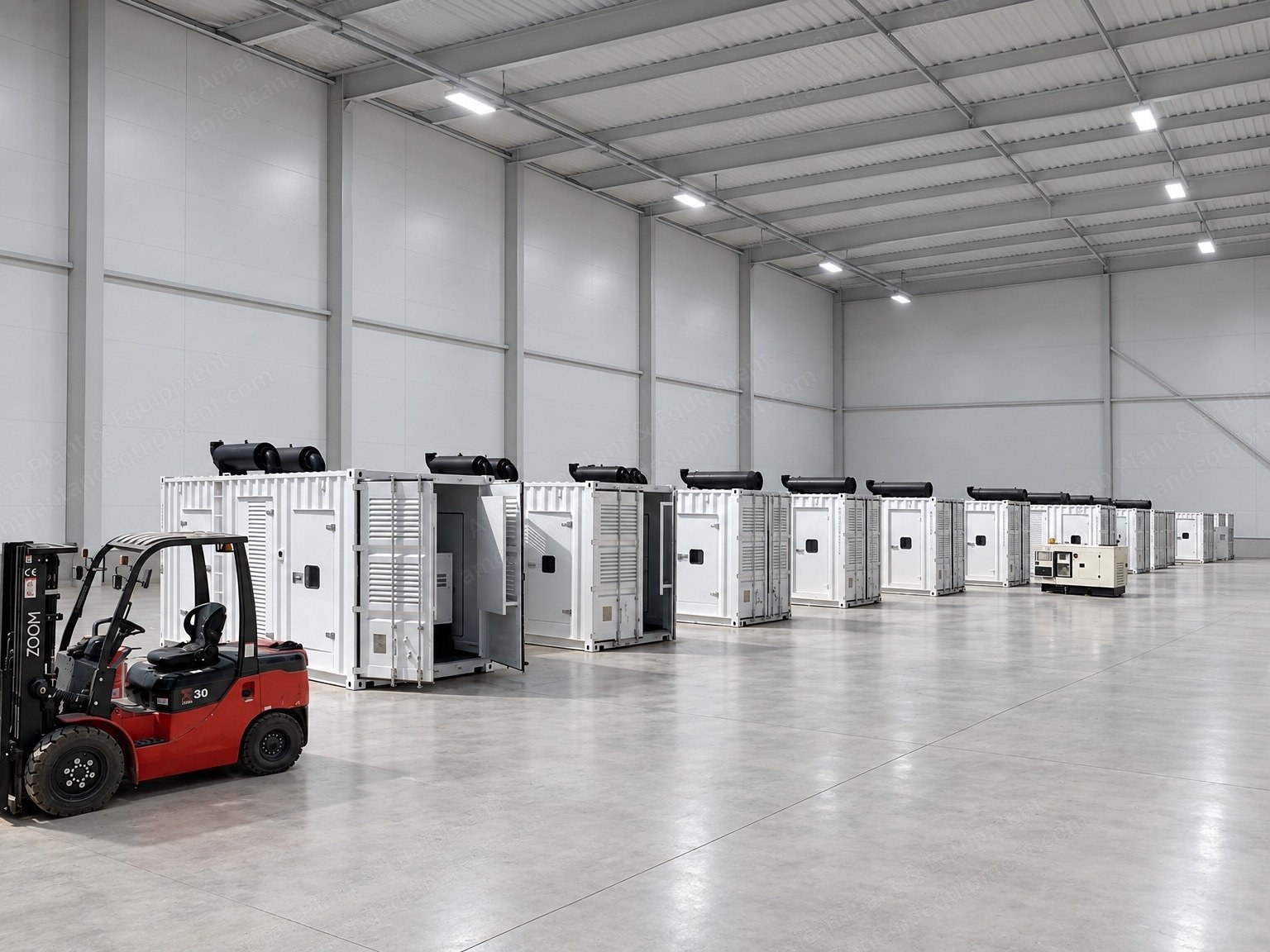 Cummins, KTA50G3, 1250 kW, 50/60 Hz, Diesel Generator Set, 20ft Containerized