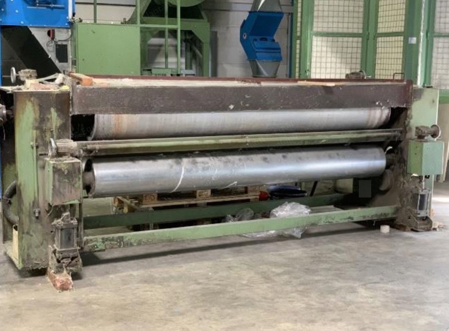 Santex, Double Cylinder Thermobonding Calender, 1992, Working Width 2700mm, 2 Heating Rollers, 2 Cooling Rollers