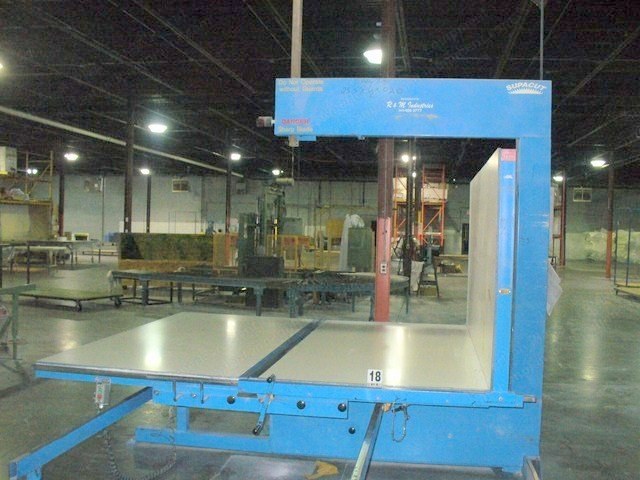 R&M, Supacut, Vertical Foam Cutter, 100x100 inch Table, 56 inch Throat Height