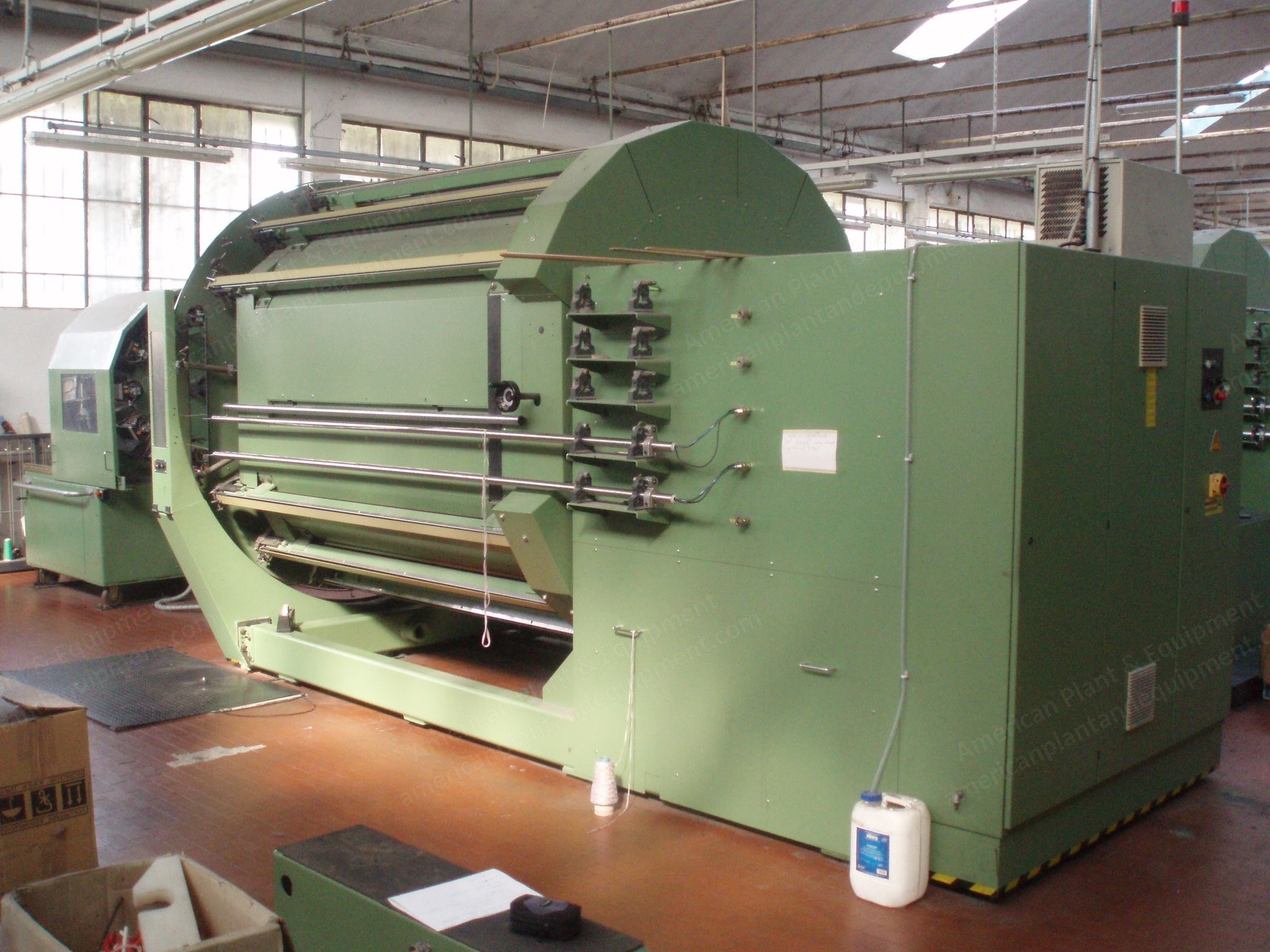 Karl Mayer, ROM2, 2000/2001, Sample Warper, 2000mm Working Width, 14 Colors Standard Creel, 12 Colors Rotational Creel
