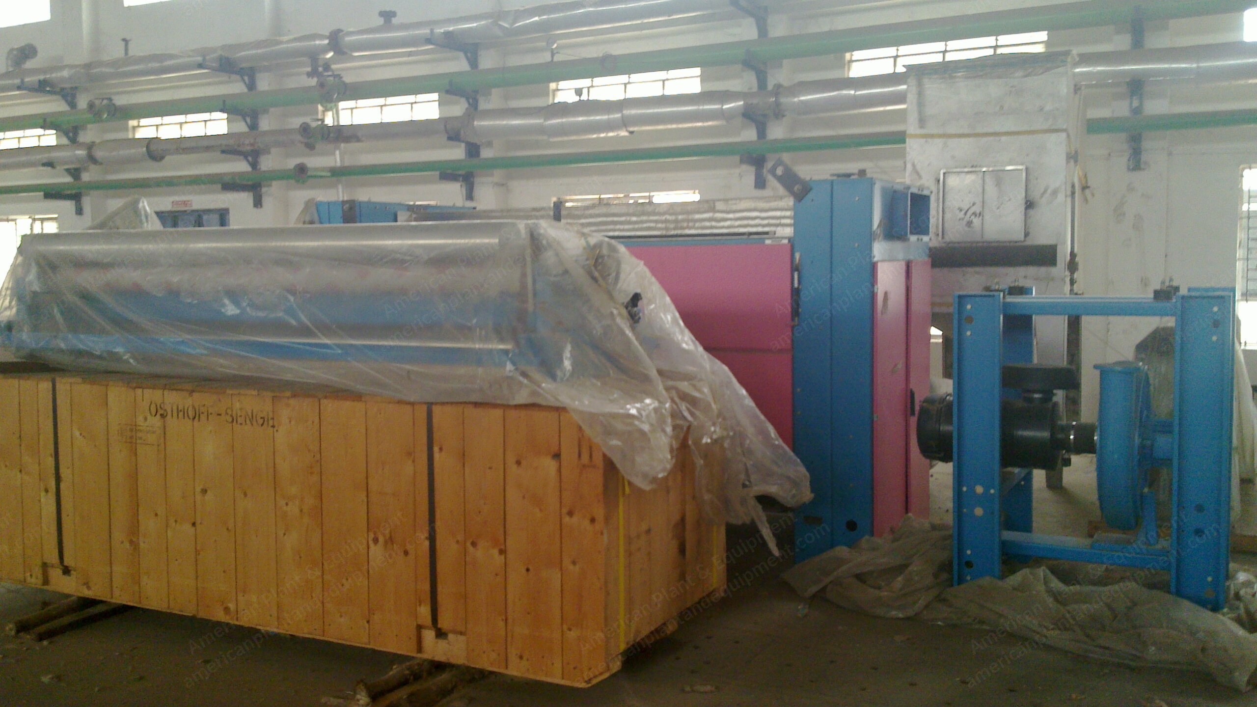 Osthoff Senge Singeing Machine, 2009, 2200mm, 4 Double-Jet Burners