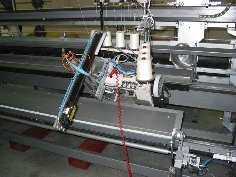 Resta, H 232 Solo, Automatic Lengthwise and Crosswise Sewing Machine for Quilts, Singer Sewing Heads, Computerized, 2 Quilts per Minute