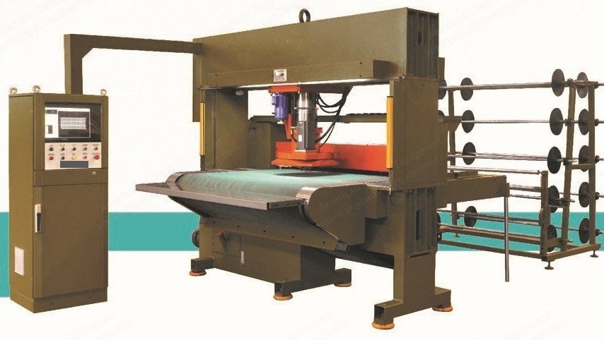 NovaStar, FN354, High-Speed CNC Foam Cutting Press, 30 Tons, 1500mm Fabric Width, 360 Degree Rotary Head