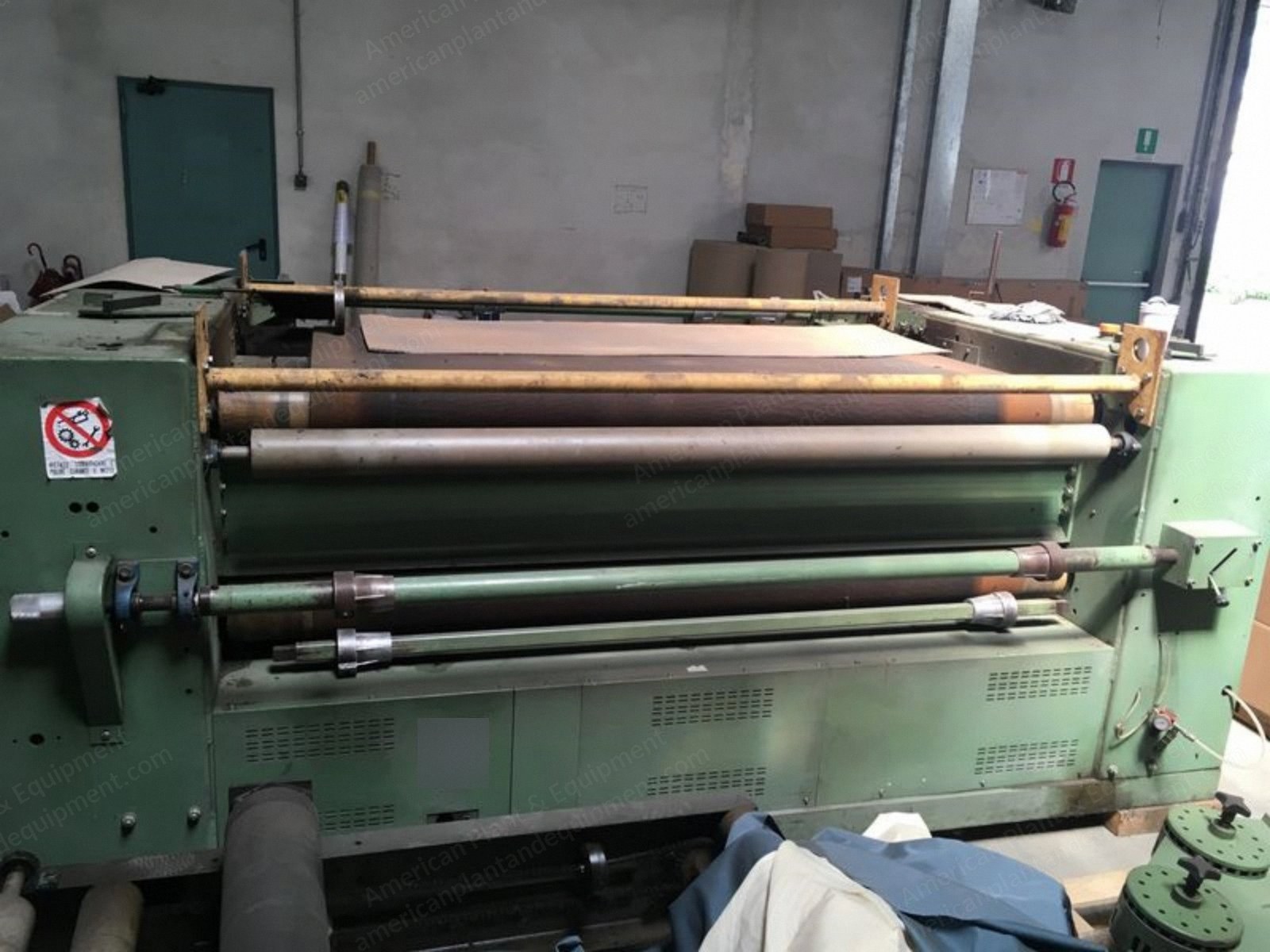 Lemaire, Rollingstatic MV 173, 1990, 1800mm Working Width, 500mm Cylinder, 50 kW Electric Heating, New Belt