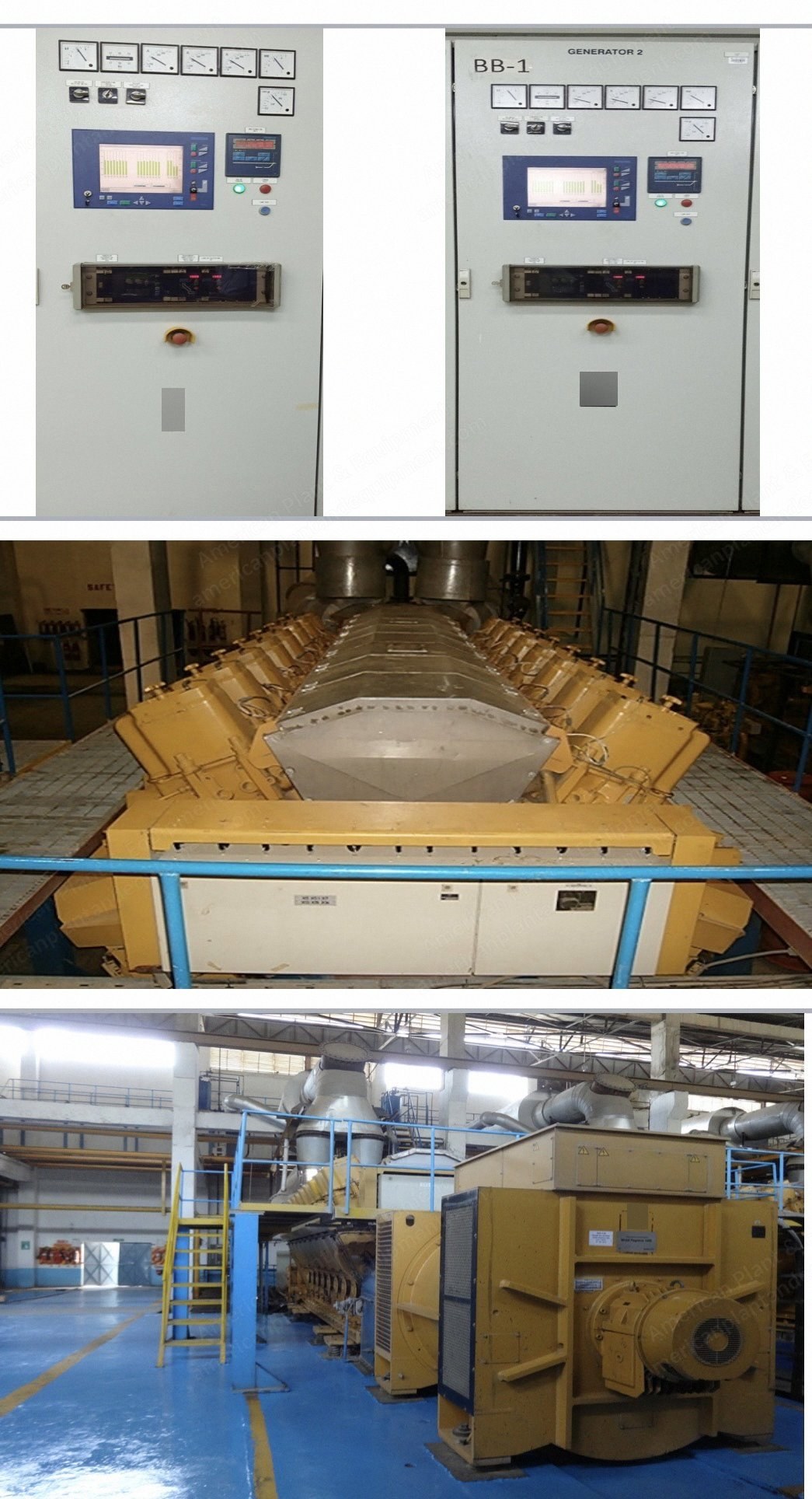 Cat MaK, G16CM34, 2005, 5.7 MW, 50 Hz, 6.3 kV, Gas Generator Set