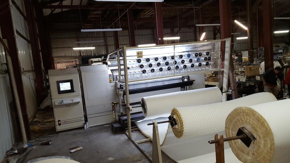 Gribetz, 4300, Tack and Jump Quilter, 90" Width, Top and Bottom Cone Creels