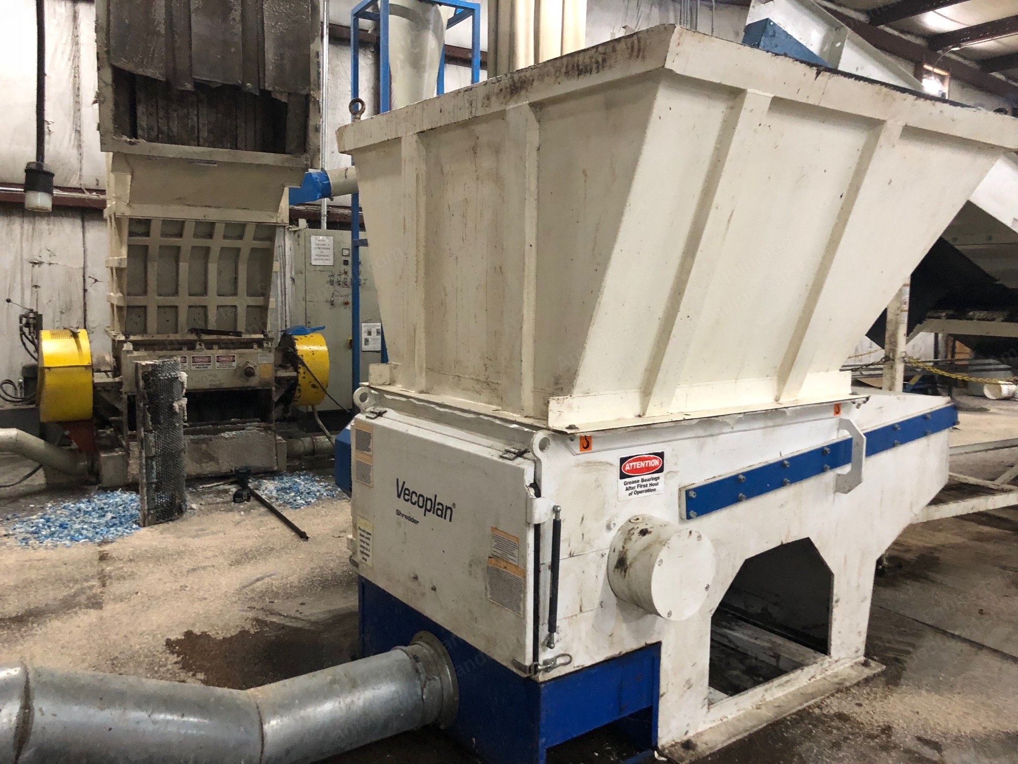 Vecoplan, VAZ 1100-XL-XR, 2016, Single Shaft Shredder, 60 HP, 3-3.5 cu yd Capacity