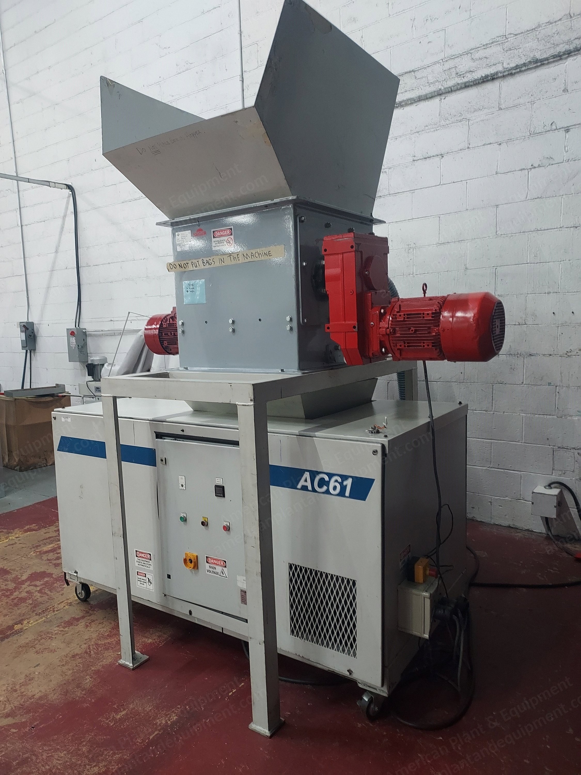 JTW, AC-61, 2007, Densifier, 400 lb/hr Capacity, 6x6 inch Log Size