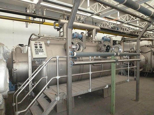Thies, Rototumbler 140-2, 1993, High Temperature, 2x250 kg Capacity, Stainless Steel