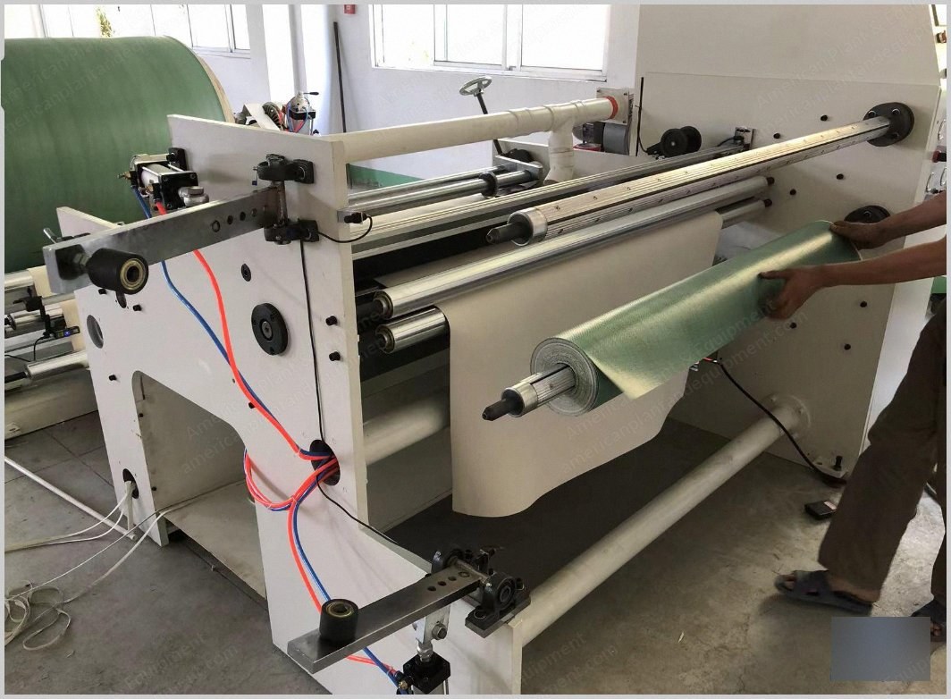 NovaStar, SR292, Semi-Automatic Rewinding Machine, 2200mm Working Width, Flipping Rolls