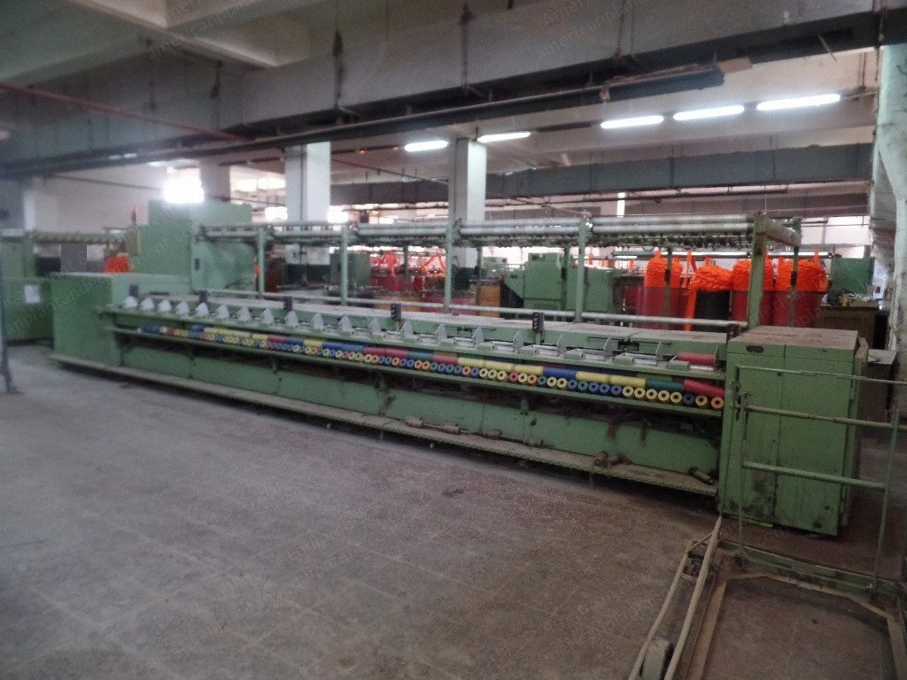 Seydel and NSC Schlumberger, Acrylic Fibre Line, 1996, Seydel 870 Stretch Breaker, Schlumberger GC15 Preparation Line, Schlumberger FM8N Rubbing Frame