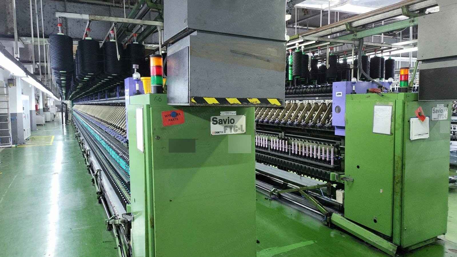 Savio, FTC-L, 640 Spindles, 55mm Ring Diameter, Worsted Spinning Machine