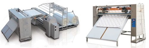 Hengye, W-JH, Rebuilt, Tack and Jump Quilting Machine, with Panel Cutter, 220V/380V