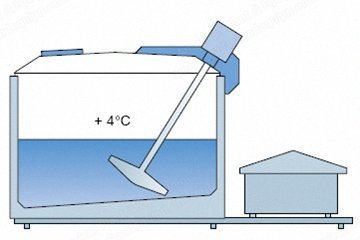 NovaStar, TV102, Cooling Tank, 5000L to 10000L, Stainless Steel, with Agitator and Refrigerator
