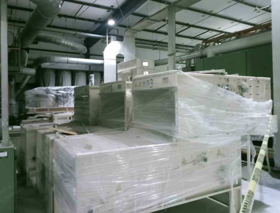 Laroche, Trutzschler, Hergeth, Ramisch Thermobonding Line, Working Width 2700mm, 1985 to 2017