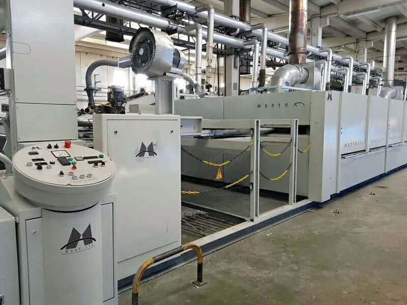 Monforts Stenter, 2400mm, Oil Heated, 7 Chambers, Pin Chain, Year 2005