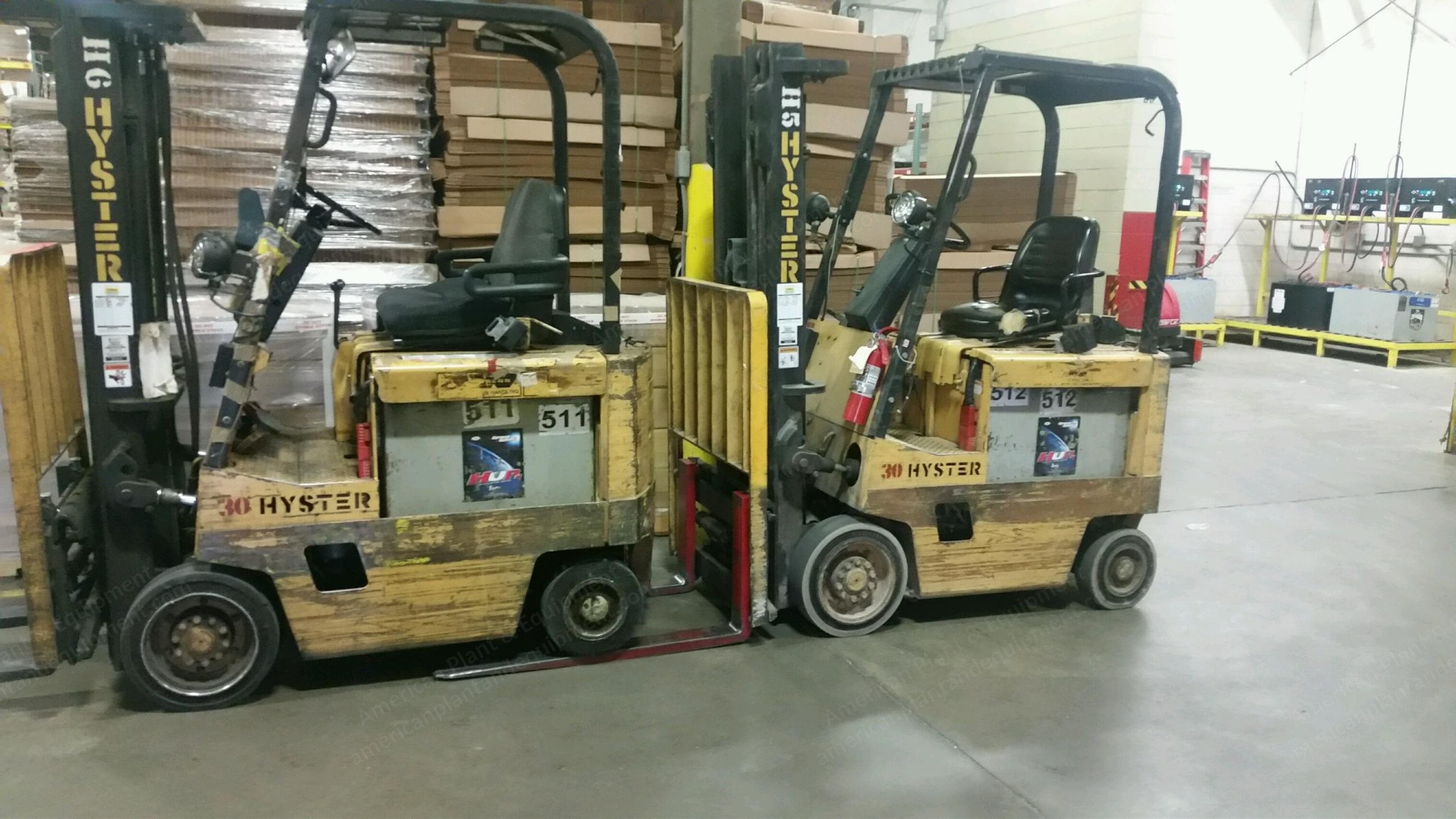 Hyster, E30XL, Electric Forklift, 3000 lb Capacity