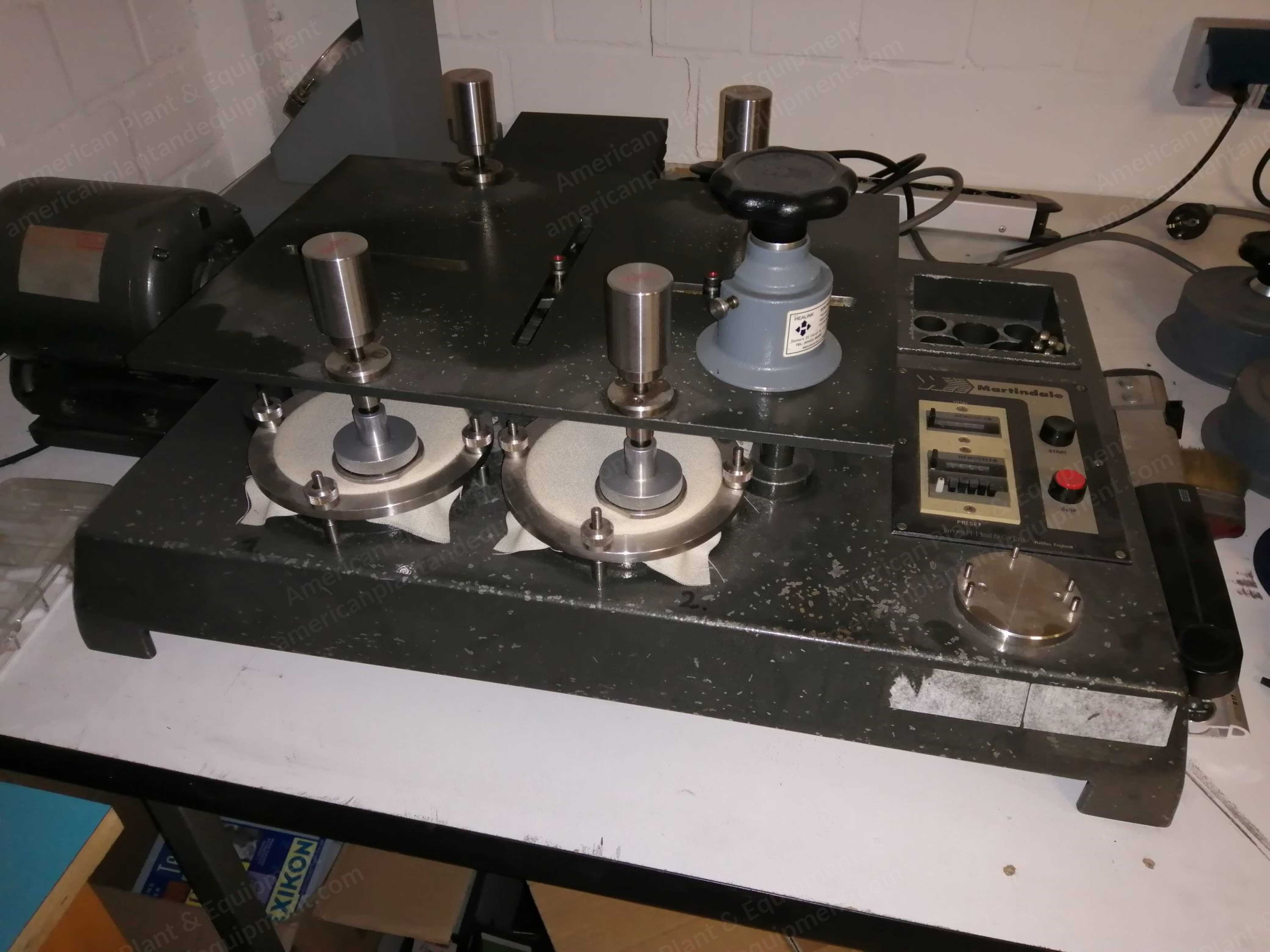 James Heal, Martindale, 1991, Abrasion Tester, 4 Test Places