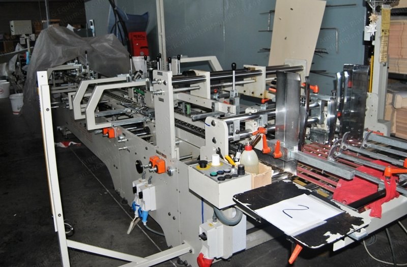 Vega, Polaris 90, 2008, Folder Gluer, 1 Gluing Point, Crash Lock Bottom, with Vega Pack 34/3