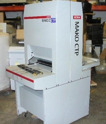 ECRM, Mako 2 CTP, 2006, Violet Laser 30 mW, 1200 to 3556 DPI, Max Plate Size 559x671mm
