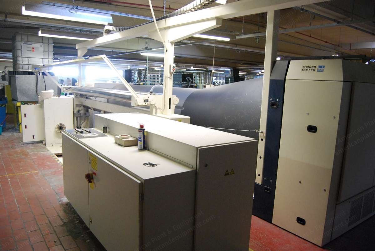 Sucker Muller, Toptronic 2000, 1998, Sectional Warper, 3400mm Width, 1250mm Beam Disc Diameter