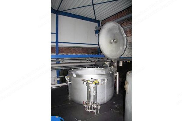 Jasper/Thies, Vertical Yarn Dyeing Machine, 1987, 600kg Capacity, 1400mm Diameter, 130C Max Temp