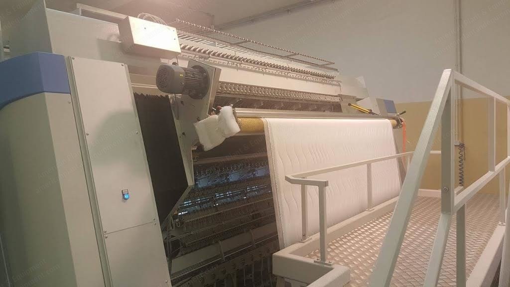 Mammut, VMK Select, 2014, Double Lock Chainstitch Multi-Needle Quilter, 2700mm Width, 96 Needles