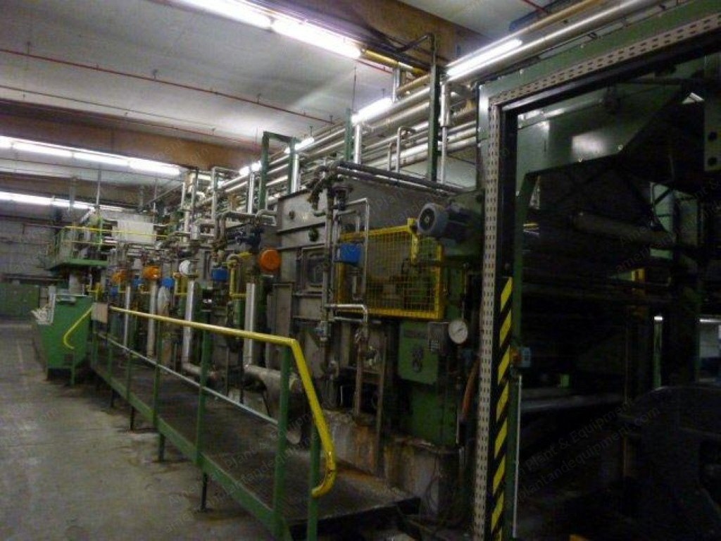 Babcock Kusters, Pad Steam Dyeing Range, 1991, 1800mm, 8 Washing Tanks, Wumag Drying Range
