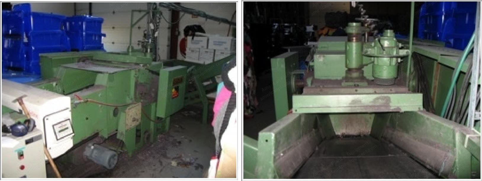 Laroche, 5 Cylinder Tearing Line, 1984, 1400mm Width, with Autefa 100 Ton Bale Press
