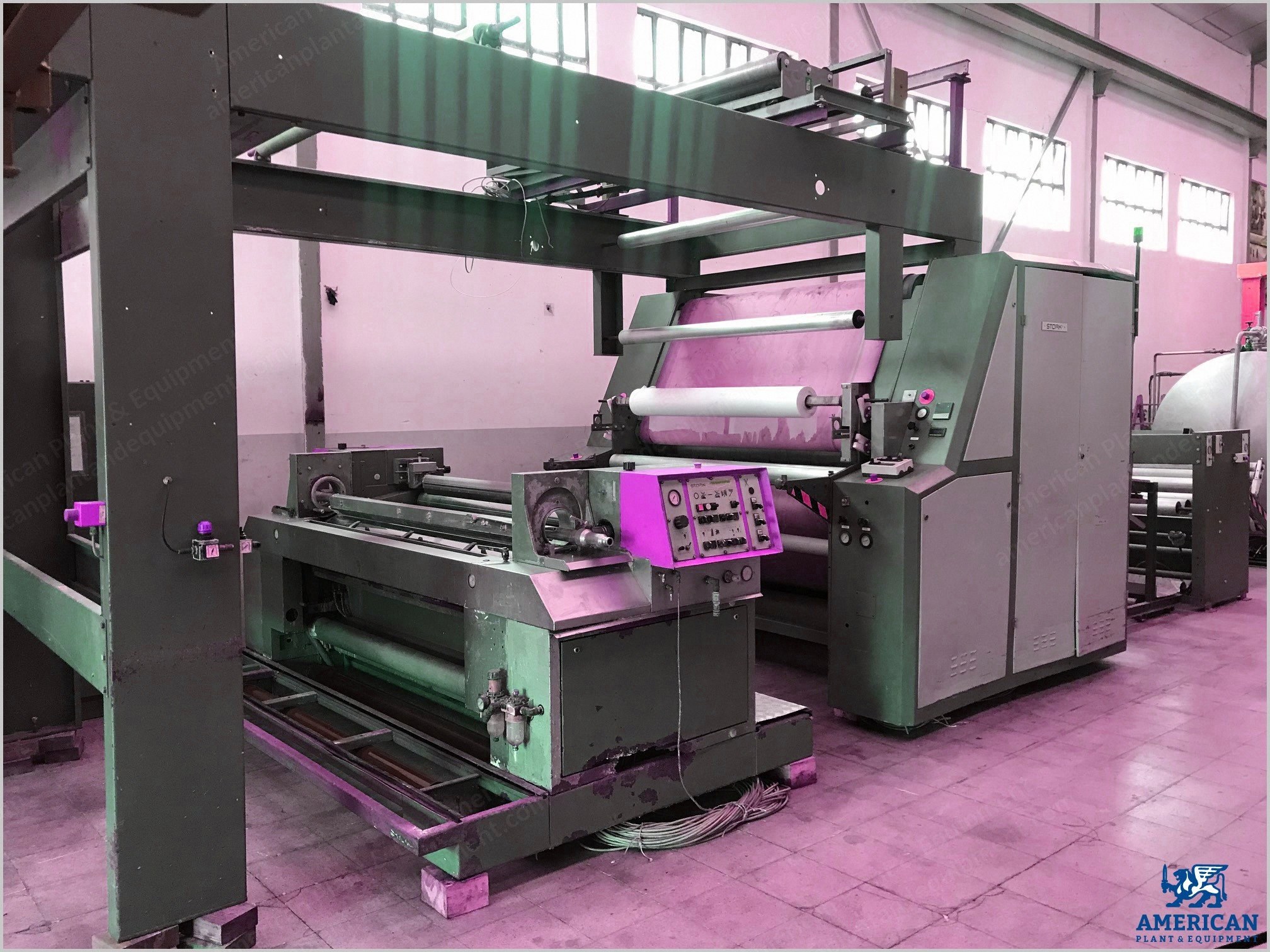 Stork, CT4, 1989, Coating Line Roller, Width 2000mm, Diameter 1800mm, Oil Heated
