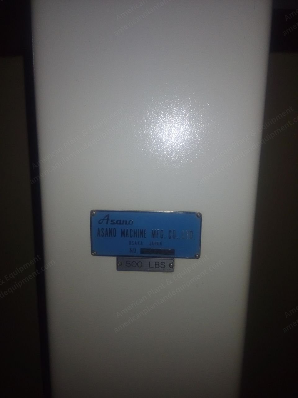 Asano Lea Strength Tester, 500 lbs, 2013