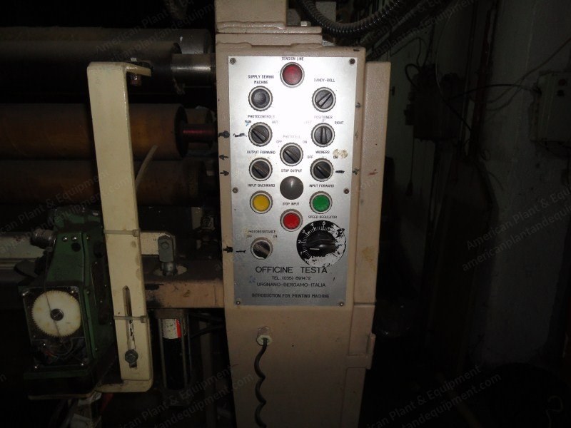 Buser, Hydromag III, 1974, 2100mm Working Width, 8 Colors, Steam Dryer