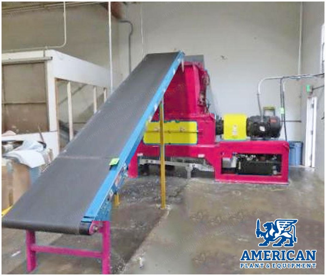 SSI, SR400E, 2016, Single Shaft Shredder, 100HP, 400mm Rotor Diameter, 54 Cutters