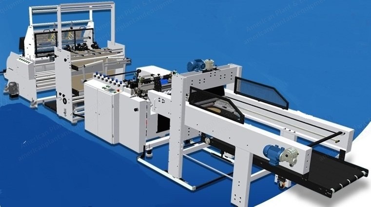 Multisac, 850, T-Shirt Bag Film Manufacturing Machine, 3 Tracks, 850mm Sealing Width