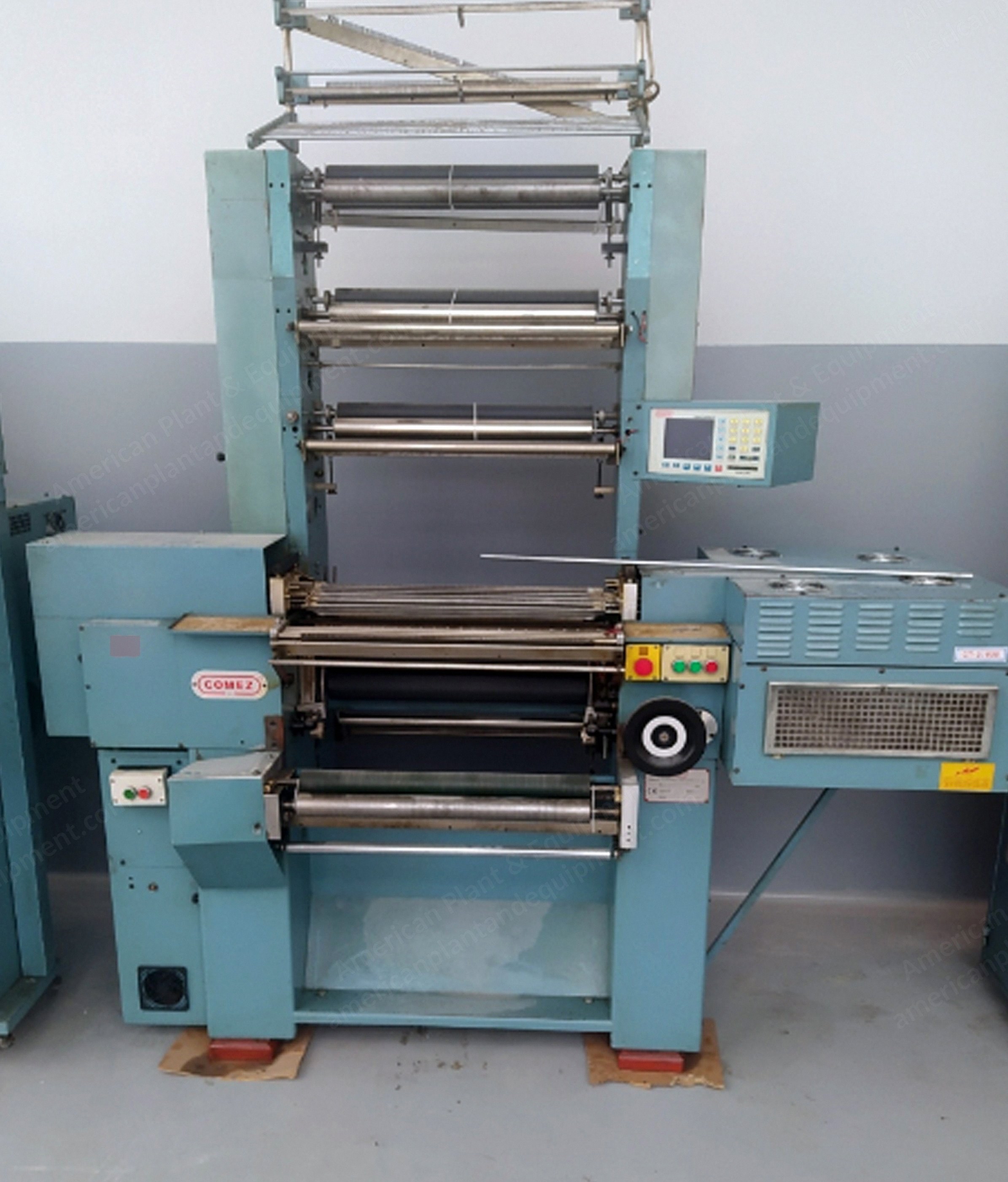 Comez, Comeztronic 12B 600, 2002, Gauge 20, 6000mm Needle Bed, 11 Bars
