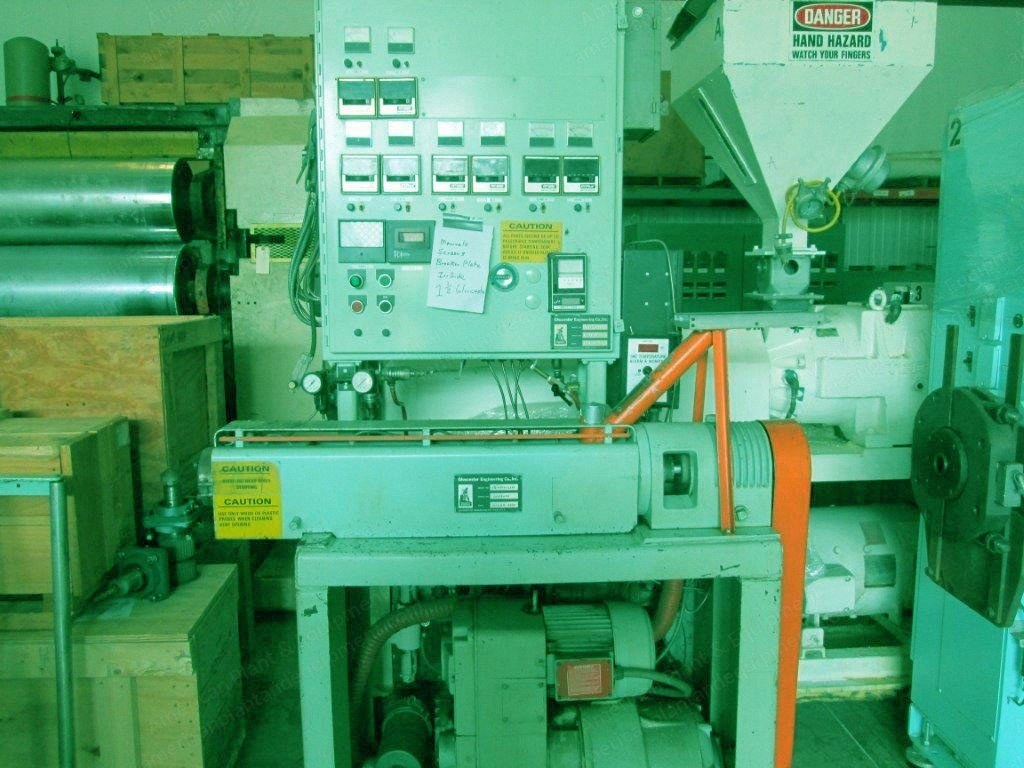 Gloucester, Water Cooled Extruder, 1.5", 24:1 L/D, 10 HP