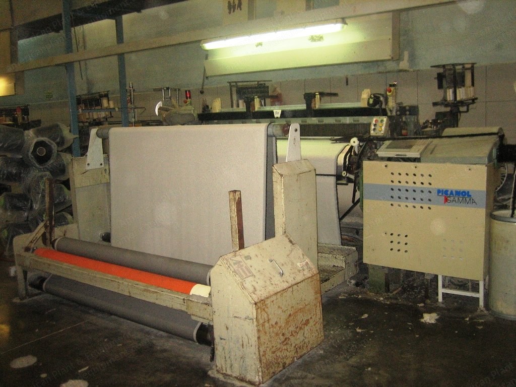 Picanol, Gamma 8-R, 1998-2000, 1900mm Working Width, 8 Colors, Staubli Electronic Dobby