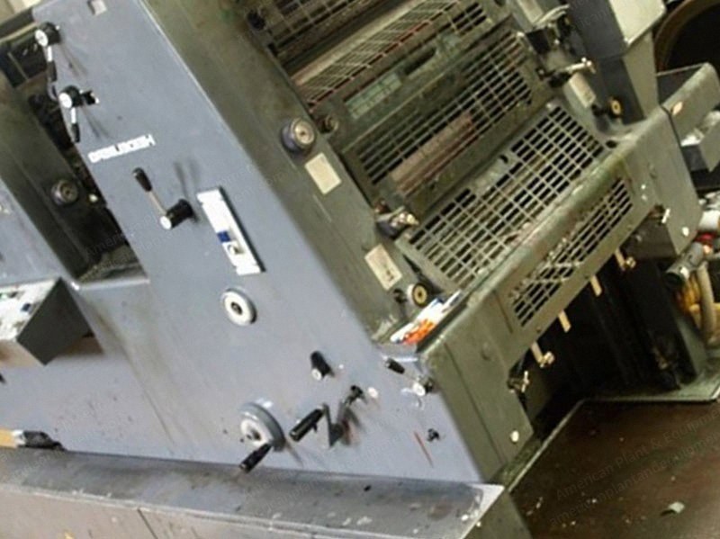 Heidelberg, GTO ZP 52, 1991, 360x520mm, 2 Colors, Perfector