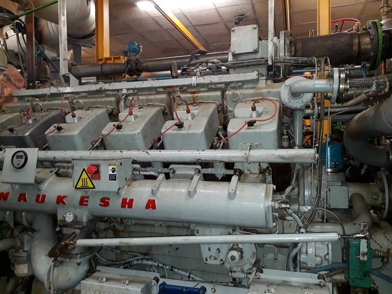 Waukesha, L7042GLD, 1999, Gas Fired Generator, 1500 kVA