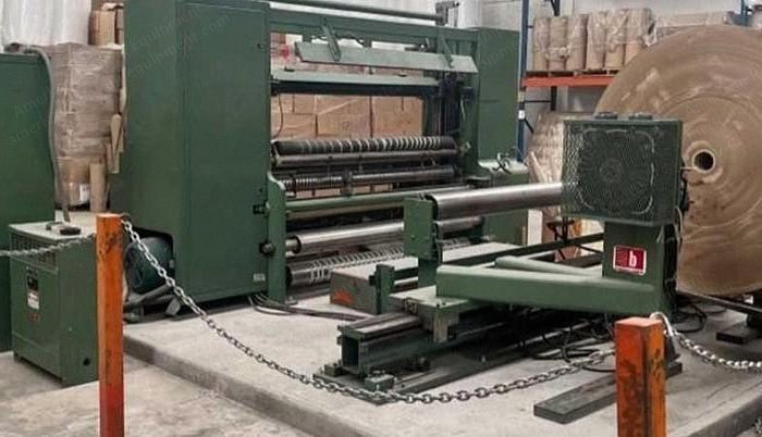 Dusenbery, 613, 72" Width, 16" Rewind Diameter, Slitter Rewinder