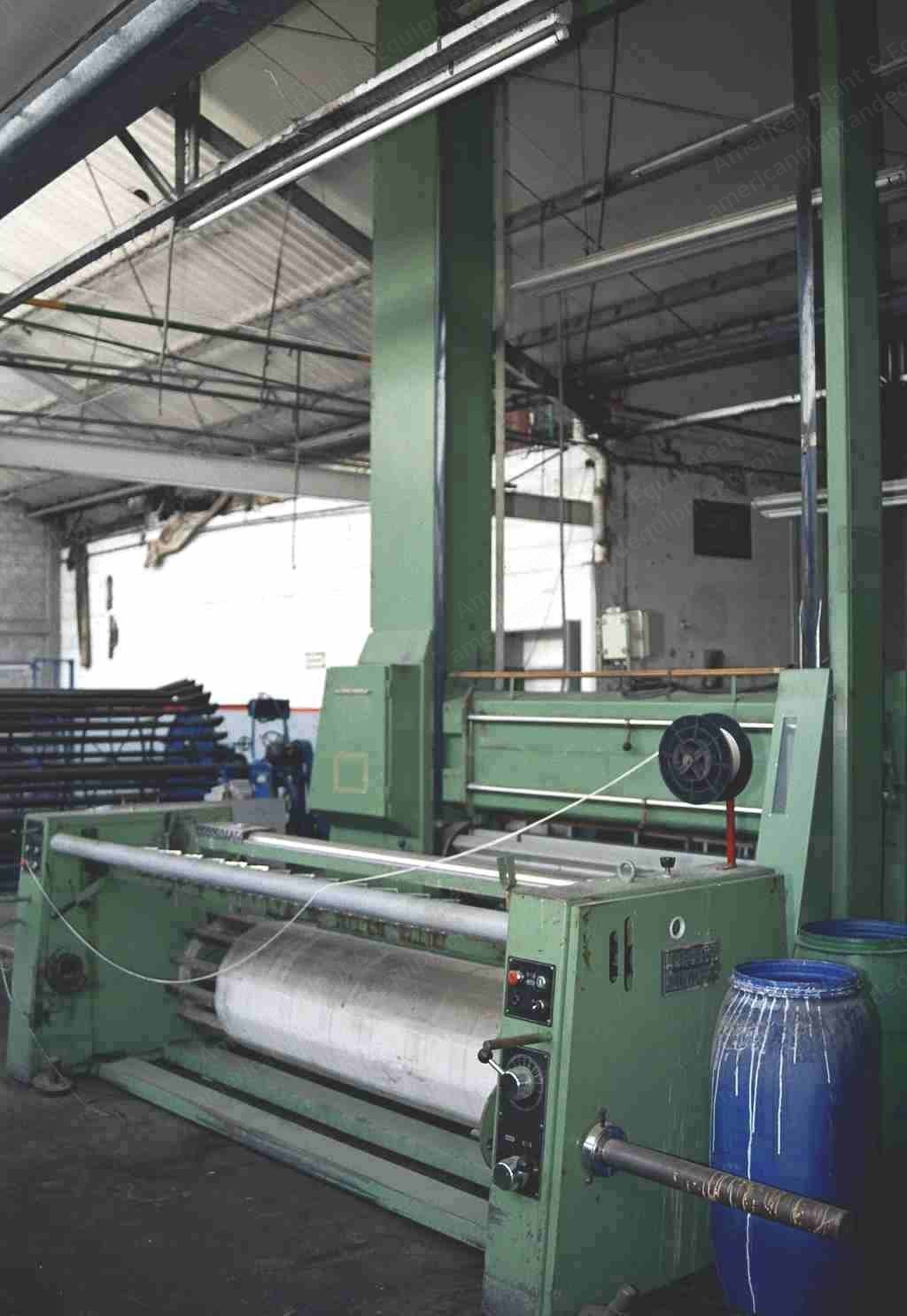 Hergeth Hollingsworth, MSS-1800/10, 1989, Sample Sectional Warper, 1800mm Working Width, Upright Accumulator